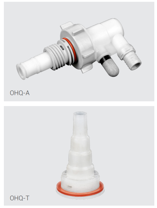 OHQ-A RSV Coupler and OHQ-T Container Valve