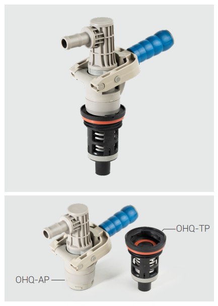 OHQ-AP RSV Coupler and OHQ-TP Container Valve