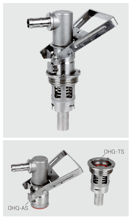 OHQ-AS RSV Coupler and 0HQ-TS Container Valve